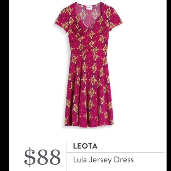 Leota Dresses & Skirts - 🎈NWT LEOTA🎈LULA PETITE TERAZZO JERSEY DRESS🎈